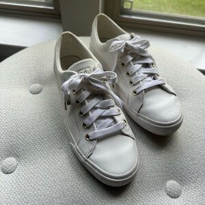 Keds Women's White Leather Sneakers